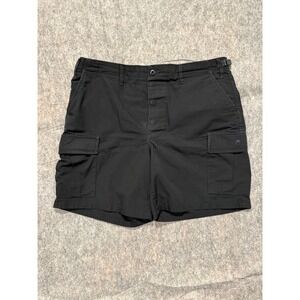 Galls Tactical Cargo Shorts Mens L 36 35 38 Black Utility Work Button Fly Outdoo